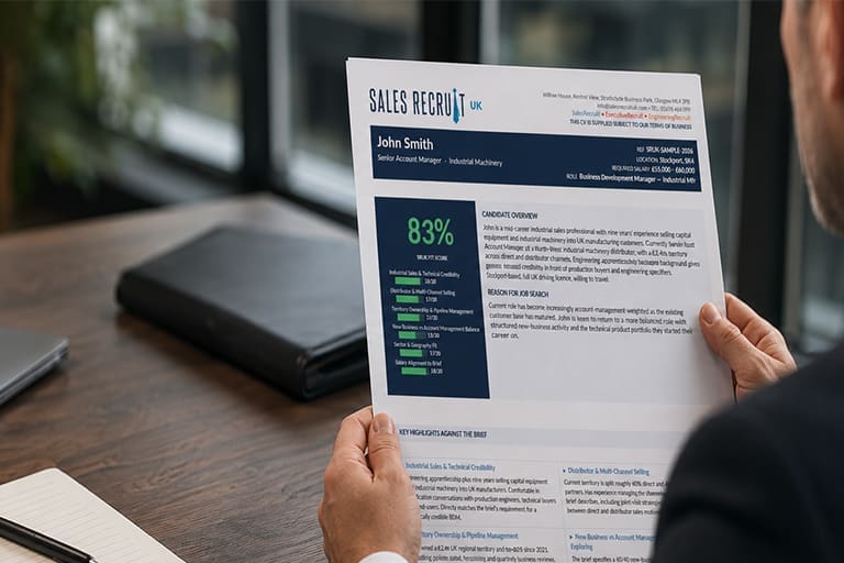 SRUK Fit Score candidate assessment and ranking system